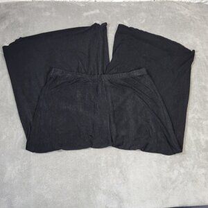 Nicole Marie Womens Pants Extra Large Pull On Travel Knit Gaucho Wide Leg BLA65E